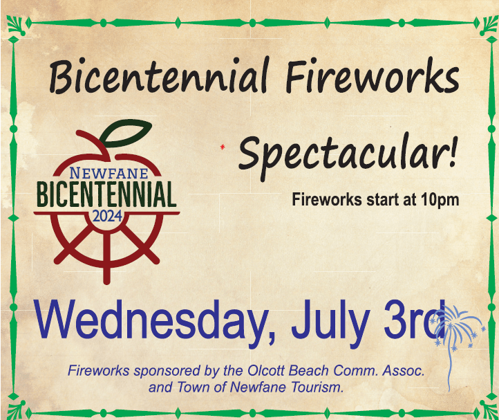If you enjoy our fireworks you will L-O-V-E this year's Bicentennial fireworks.